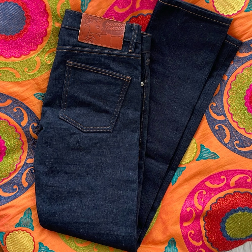 Brand new Naked&Famous denim jean